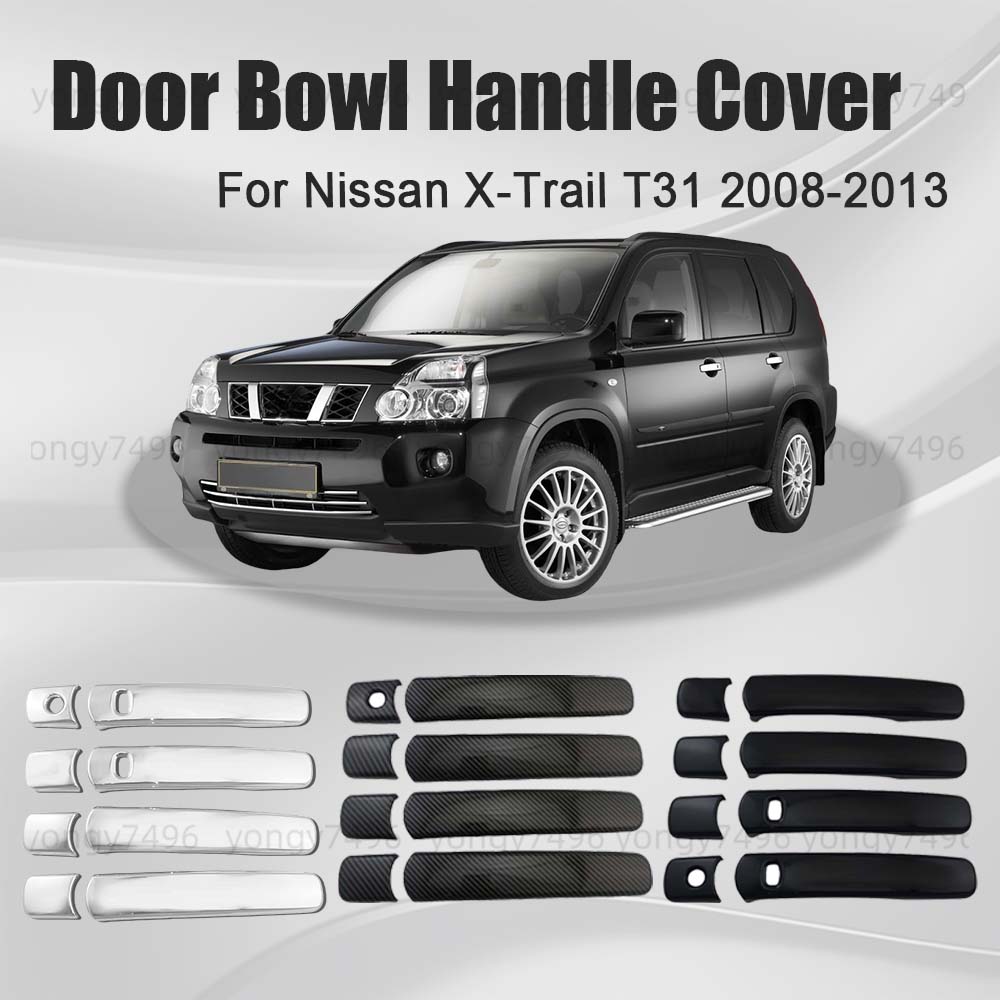 Car Accessories Nissan Xtrail - Auto Upgrade Koolstofvezel Glanzend Zwart Deur