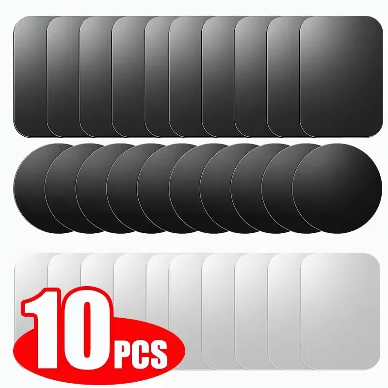 Car Accessories Phone Holder - 5/10 stuks magnetische metalen plaatjes, auto