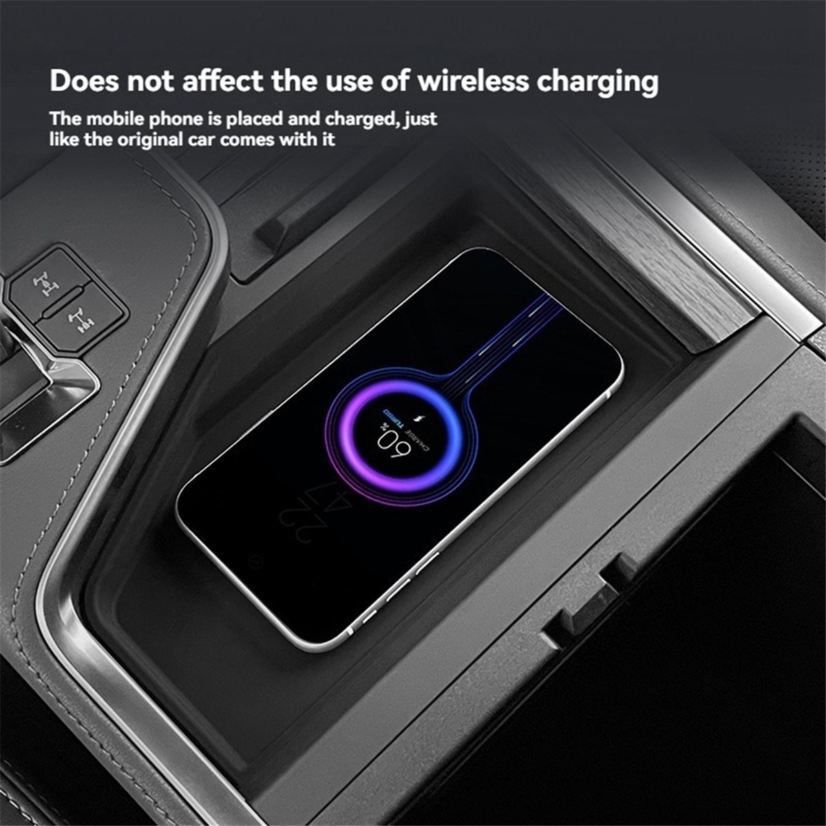 Wireless Car Charger - Super Sale Auto Center Console Draadloze