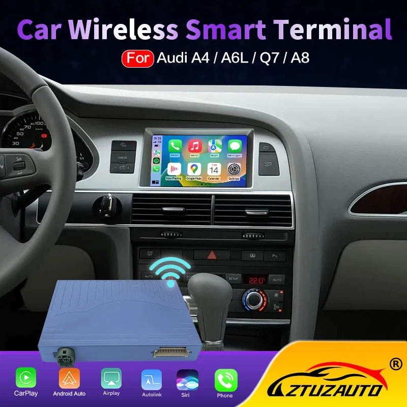 Car Dash Cam - Draadloze CarPlay Android Auto Box voor