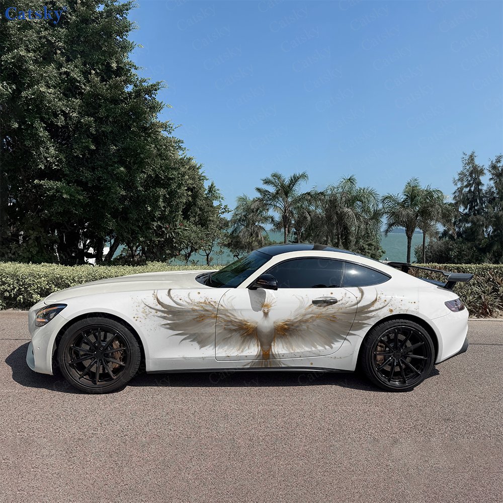 Car Accessories Phoenix - 2 stuks mythische gouden gevlekte Phoenix