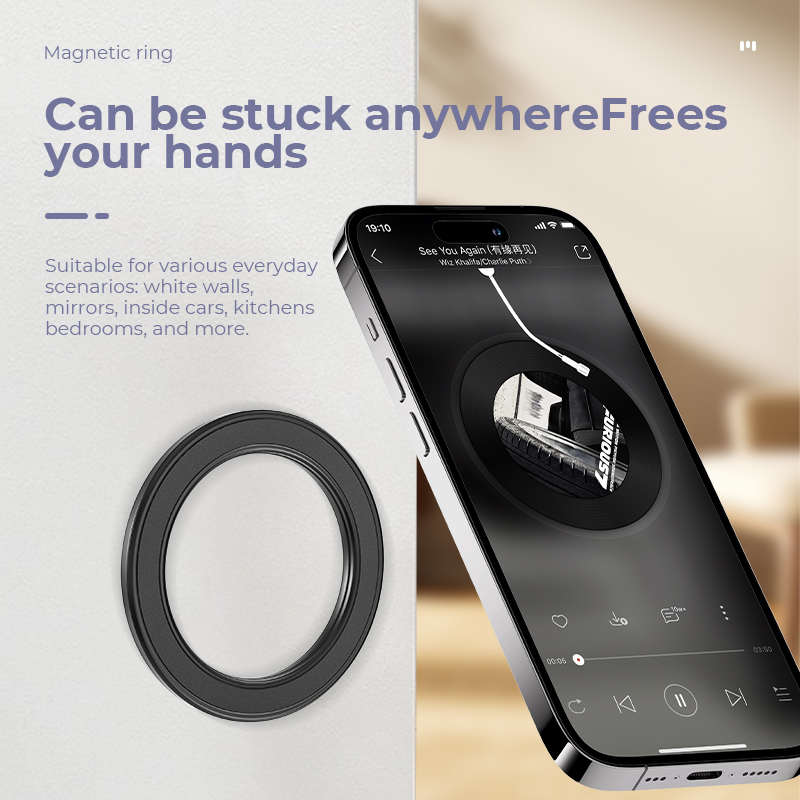 Car Accessories Phone Holder - Voor Magsafe Sterke magnetische ring Telefoonhouder