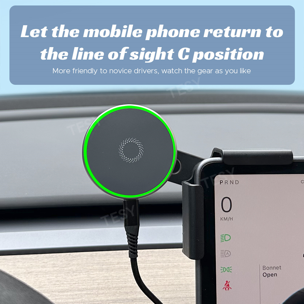 TESY Auto Telefoonhouder 15W M - Wireless Car Charger recensie en prijs