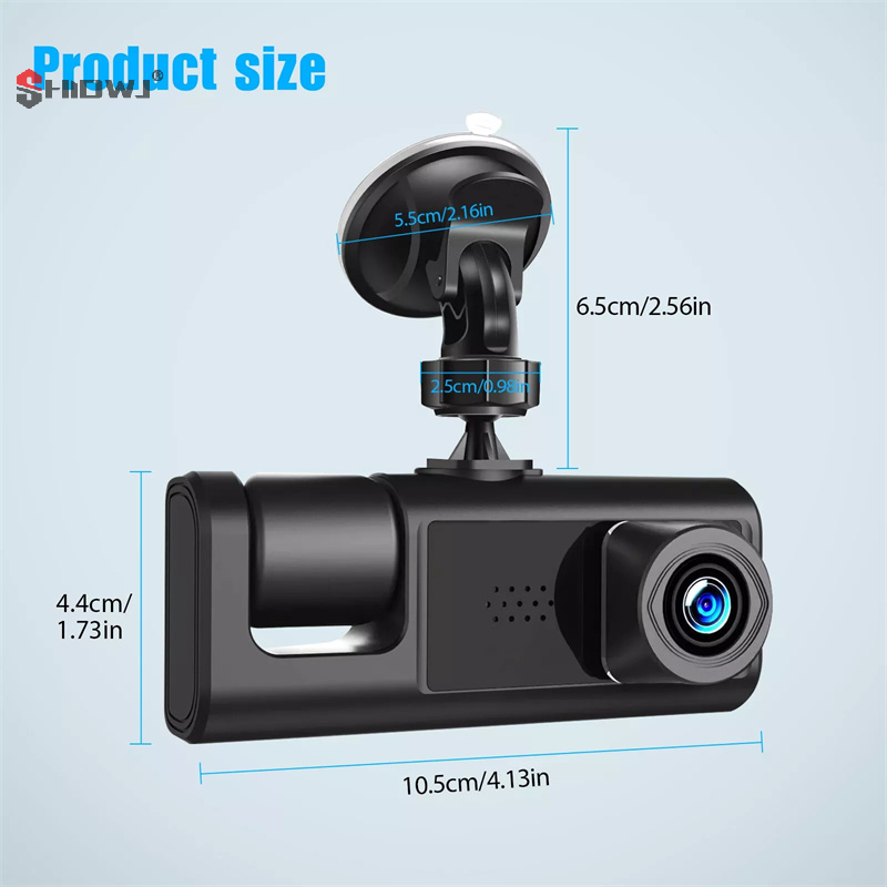 3-kanaals Auto Dvr Hd 1080P 3- - Car Dash Cam recensie en prijs