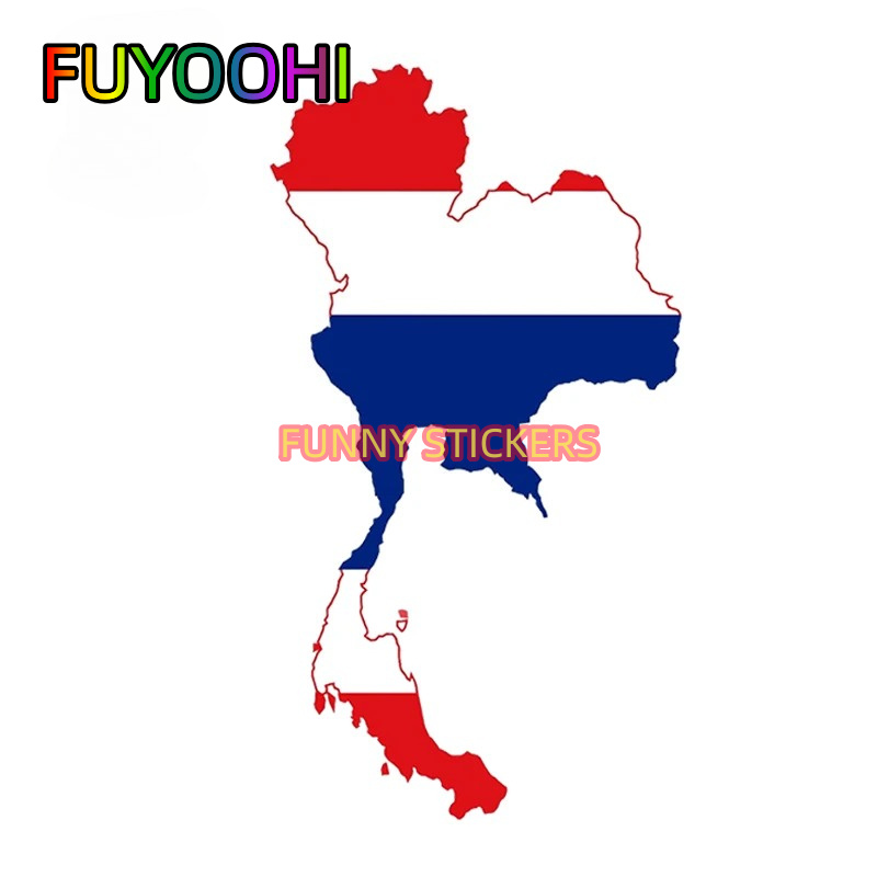 FUYOOHI Thailand Kaart Vlag Au - Car Accessories Thailand recensie en prijs