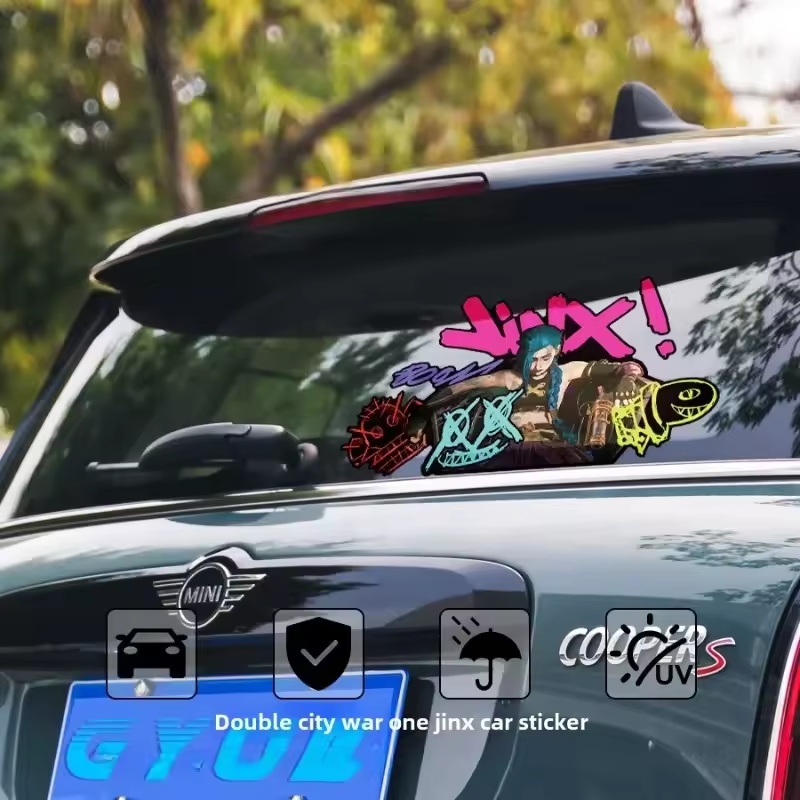 Arcane Jinx Graffiti reflecter - Car Accessories Quotes recensie en prijs