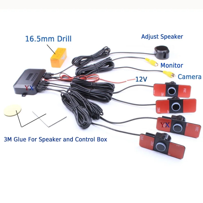 Auto Sensor Kit 16.5MM Parktro - Car Accessories In India recensie en prijs