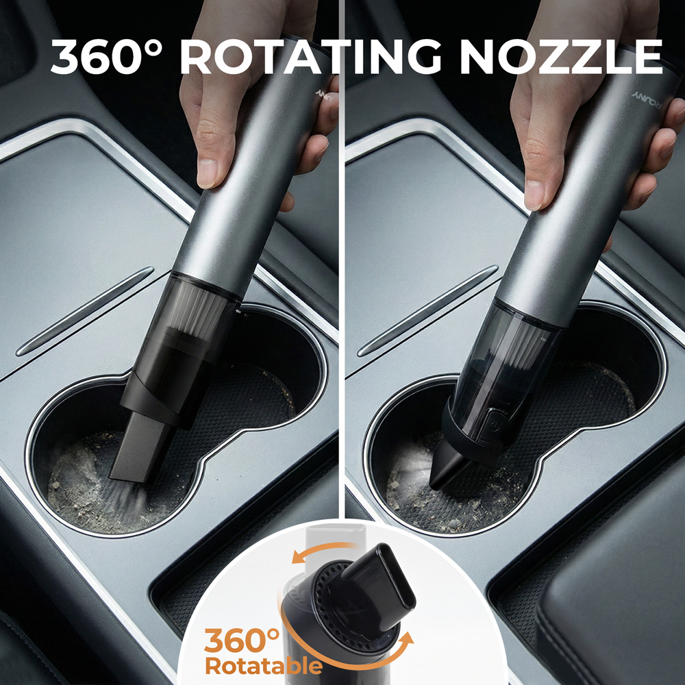 Autohandstofzuiger met 6 opzet - Wireless Car Charger recensie en prijs