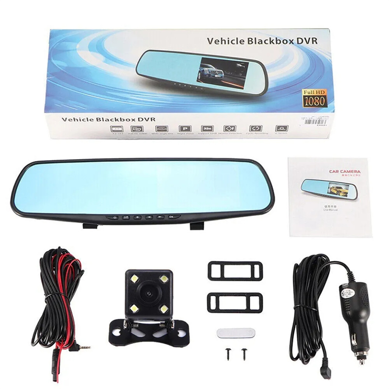 Spiegel Dashcam Fhd Dubbele Le - Car Dash Cam recensie en prijs