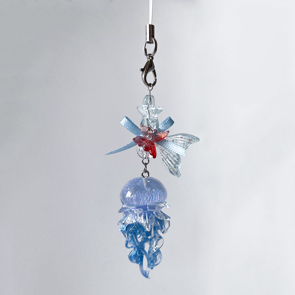 Blauwe Kwallen Telefoonketting - Car Accessories Bangkok recensie en prijs